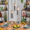Dulcita Hanglamp, Hanglamp Bruin, 3-lichts