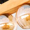 Sernadelo Plafondlamp, Kogellampje Natuurlijke kleuren, Zwart, 2-lichts