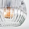 Ripoll Plafondlamp, Kogellampje Duidelijk, Rookkleurig, 4-lichts