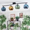 Ripoll Plafondlamp, Kogellampje Blauw, Goud, Groen, 4-lichts