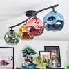 Ripoll Plafondlamp, Kogellampje Blauw, Goud, Groen, Koperkleurig, 4-lichts