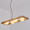 Zanin Hanglamp, Hanglamp Natuurlijke kleuren, Zwart, 4-lichts