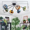 Koyoto Plafondlamp, Kogellampje 77.5 cm Blauw, Goud, Groen, Duidelijk, 6-lichts