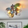 Koyoto Plafondlamp, Kogellampje Blauw, Goud, Groen, Duidelijk, Rookkleurig, 4-lichts