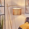 Bongal Staande lamp Natuurlijke kleuren, Wit, 1-licht
