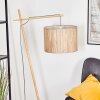 Bongal Staande lamp Natuurlijke kleuren, Wit, 1-licht