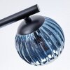 Chehalis Plafondlamp, Kogellampje Blauw, Groen, Koperkleurig, 3-lichts