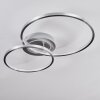 Fenar Plafondlamp LED Aluminium, Chroom, 1-licht