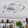 Fenar Plafondlamp LED Aluminium, Chroom, 1-licht