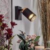 Fenik Wandlamp, Muurspot Zwart, 1-licht