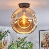 Ripoll Plafondlamp, Kogellampje Amber, 1-licht