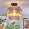 Koyoto Plafondlamp, Kogellampje 30 cm Duidelijk, Rookkleurig, 1-licht