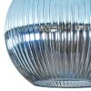 Koyoto Plafondlamp, Kogellampje 30 cm Blauw, 1-licht