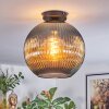 Koyoto Plafondlamp, Kogellampje 30 cm Blauw, 1-licht