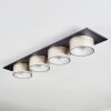 Falor Plafondlamp LED Zwart, 1-licht
