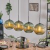 Koyoto Hanglamp, Kogellampje, Hanglamp Groen, 4-lichts