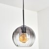 Koyoto Hanglamp, Kogellampje, Hanglamp Duidelijk, Rookkleurig, 1-licht