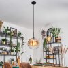 Koyoto Hanglamp, Kogellampje, Hanglamp Amber, Duidelijk, 1-licht