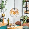 Koyoto Hanglamp, Kogellampje, Hanglamp Amber, Duidelijk, 1-licht