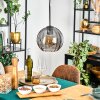 Koyoto Hanglamp, Kogellampje, Hanglamp Rookkleurig, 1-licht