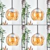 Koyoto Hanglamp, Kogellampje, Hanglamp 20 cm Amber, 1-licht
