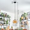 Koyoto Hanglamp, Kogellampje, Hanglamp Amber, 1-licht
