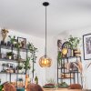 Koyoto Hanglamp, Kogellampje, Hanglamp Amber, 1-licht