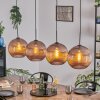 Koyoto Hanglamp, Kogellampje, Hanglamp Koperkleurig, 4-lichts