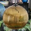 Koyoto Hanglamp, Kogellampje, Hanglamp Blauw, Goud, Groen, 4-lichts
