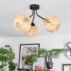 Basto Plafondlamp, Kogellampje Natuurlijke kleuren, 3-lichts