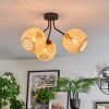 Basto Plafondlamp, Kogellampje Natuurlijke kleuren, 3-lichts