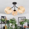 Basto Plafondlamp, Kogellampje Natuurlijke kleuren, 3-lichts