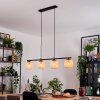 Basto Hanglamp, Kogellampje, Hanglamp Natuurlijke kleuren, 4-lichts