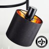 Alsen Plafondlamp, Plafondspot Zwart, 3-lichts