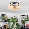 Basto Plafondlamp, Kogellampje Natuurlijke kleuren, 3-lichts
