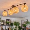Basto Plafondlamp, Kogellampje Natuurlijke kleuren, 4-lichts