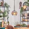 Koyoto Hanglamp, Kogellampje, Hanglamp 20 cm Duidelijk, Rookkleurig, 1-licht
