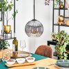 Koyoto Hanglamp, Kogellampje, Hanglamp 20 cm Duidelijk, Rookkleurig, 1-licht