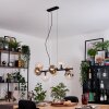 Gastor Hanglamp, Kogellampje, Hanglamp Amber, Duidelijk, Rookkleurig, 8-lichts