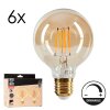 E27 LED 6 Watt warm wit dimbaar 650 Lumen