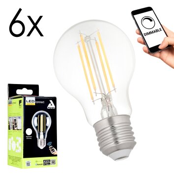 E27 LED 6 Watt warm wit dimbaar 806 Lumen