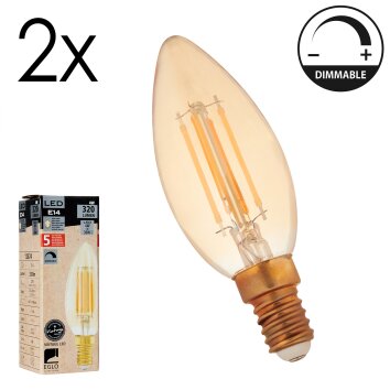 E14 LED 4 Watt warm wit dimbaar 320 Lumen