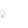 Osram E27 4.8 Watt dimbaar 470 Lumen