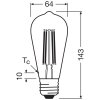 Osram E27 3.8 Watt warm wit 806 Lumen