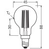 Osram E14 2.2 Watt warm wit 470 Lumen