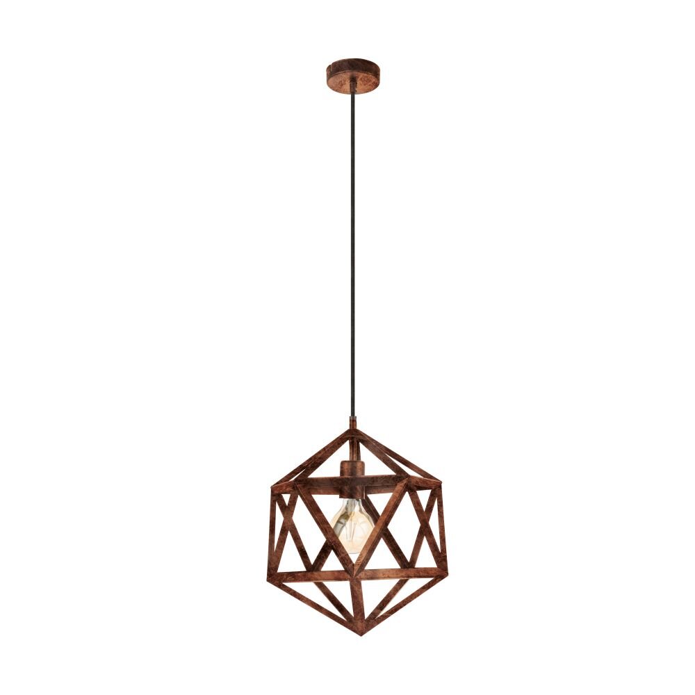 Eglo EMBLETON Hanger Donkerbruin, Koperkleurig, 1-licht main product photo