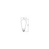 Osram E27 5.4 Watt warm wit 730 Lumen
