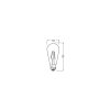 Osram E27 LED 2.8 Watt warm wit 250 Lumen