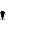 Osram E27 LED 9 Watt Meerkleurig (RGB) dimbaar 806 Lumen
