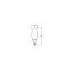Osram E14 LED 4 Watt warm wit 470 Lumen